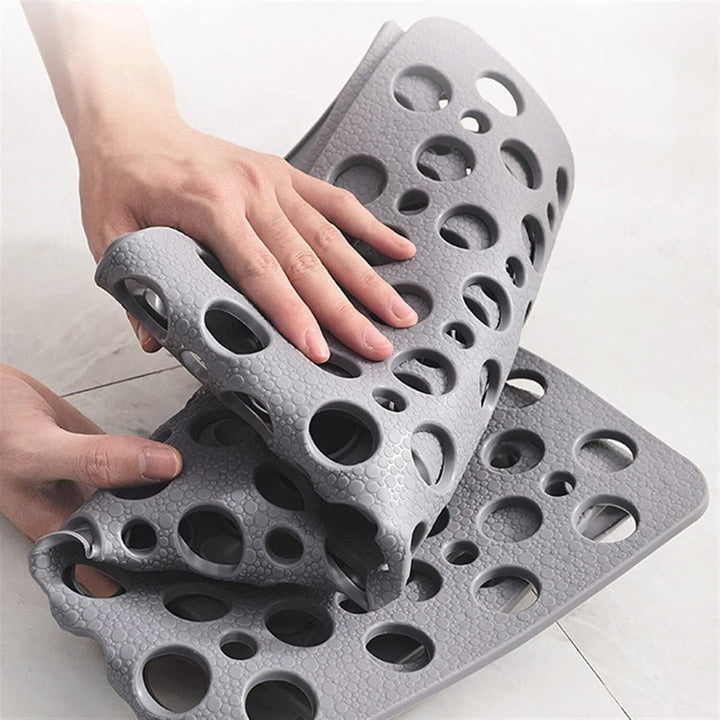 Duurzame PVC antislipmat voor douche, hygiënisch en gemakkelijk te reinigen.