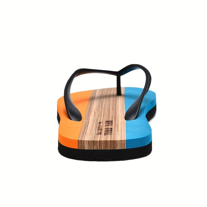 "Antislip en geurloze heren slippers, EVA bovenwerk, rubberen zool, comfortabel en stijlvol voor dagelijks gebruik."