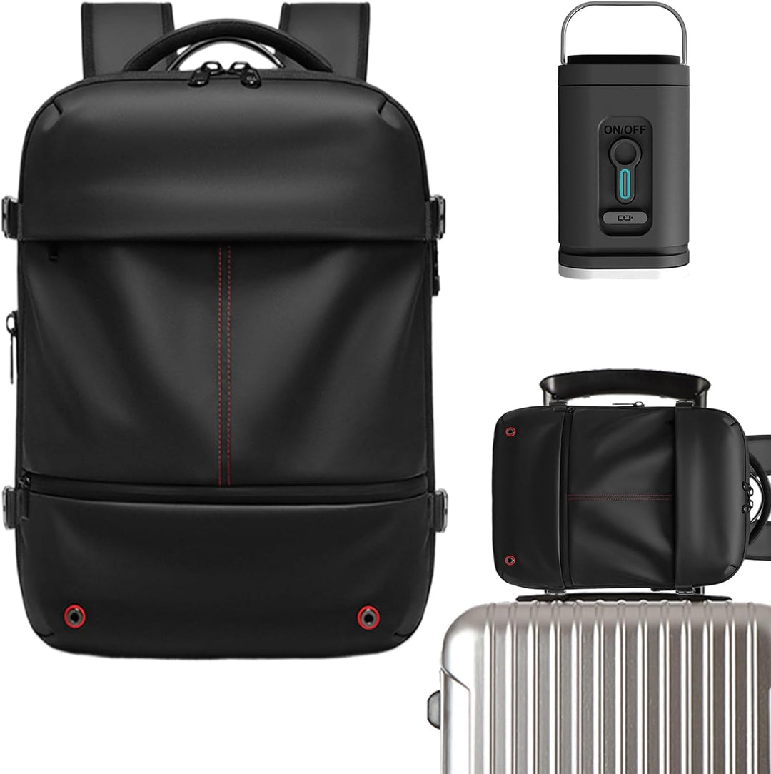Universele Arvid backpack: waterdicht, uitbreidbaar en met vacuümcompressie voor avontuurlijke reizen.