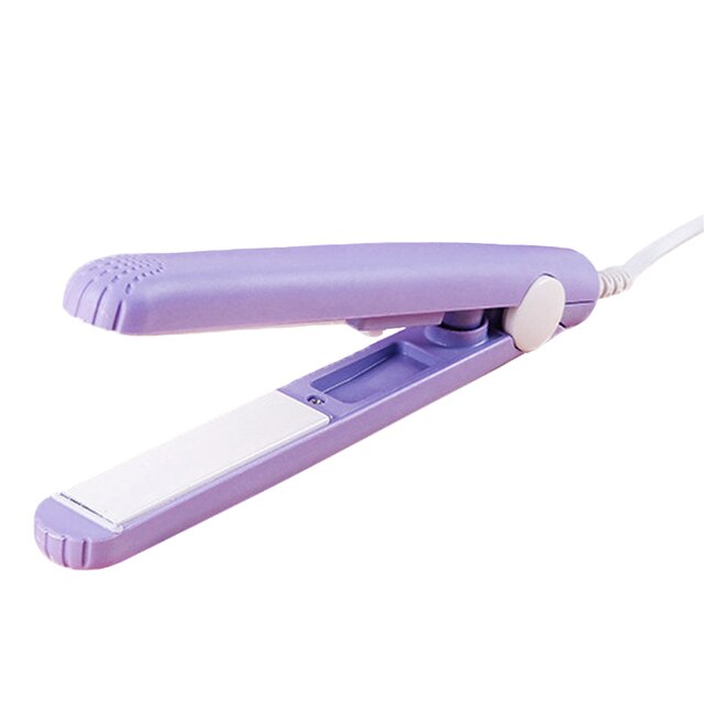 Compacte Aurora Wonen mini haarstyler: keramische krultang en stijltang, perfect voor onderweg en snelle touch-ups.
