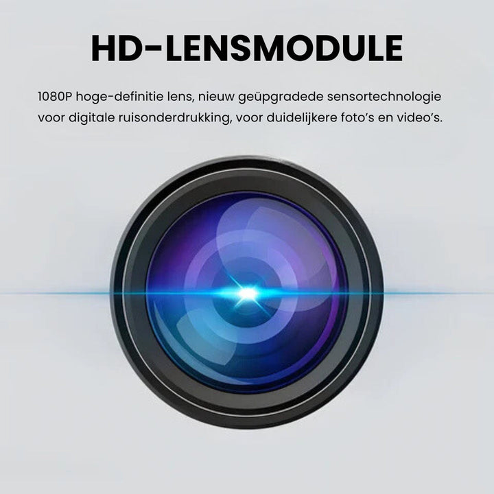 Beveiligingscamera Aurora Wonen: draadloos, magnetisch monteerbaar, Full HD beeldkwaliteit voor optimale veiligheid.