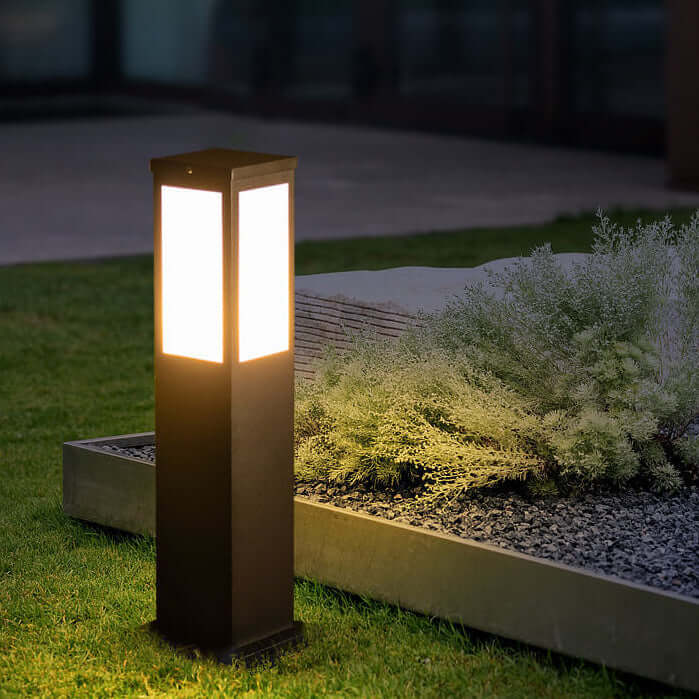 Moderne Buitenlantaarn - Vierkante LED Tuinlamp