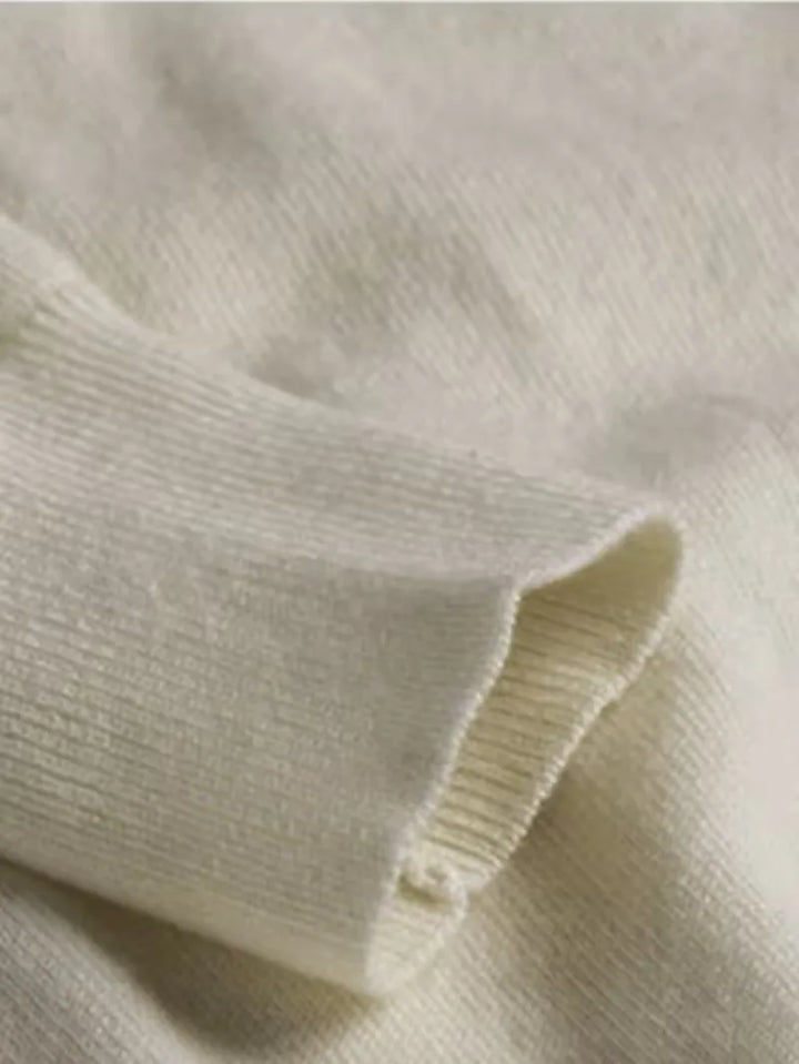 Comfortabele heren coltrui met lange mouwen en warme turtle neck in beige. Essentieel voor koude dagen.