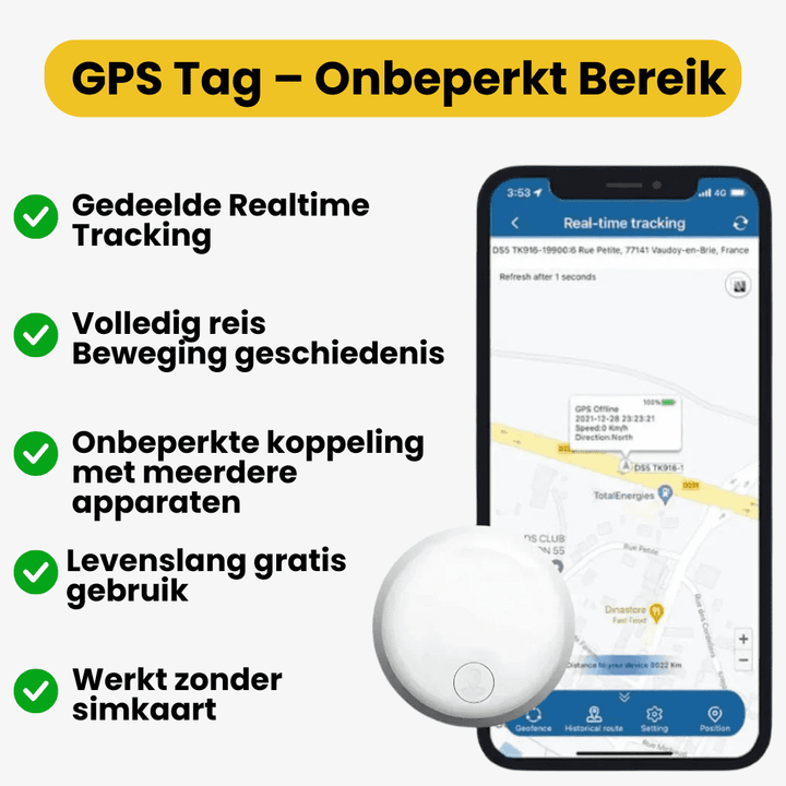 Fiets met BikeTrace GPS tracker veilig geparkeerd; effectieve antidiefstal en fietsbeveiliging via realtime locatie volgen.