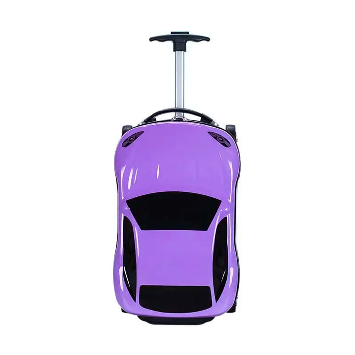 Kinderkoffer model Turin, harde schaal, opvallend 3D auto design, de ideale handbagage voor kinderen.