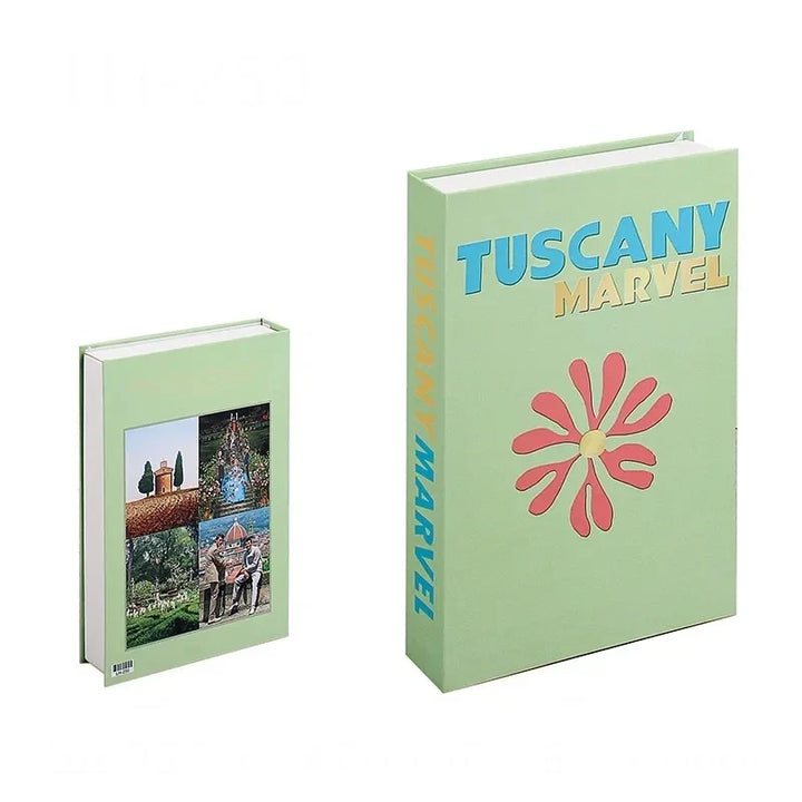 Chique woonaccessoire: decoratief boek in bohemian stijl, ideaal voor salontafels.