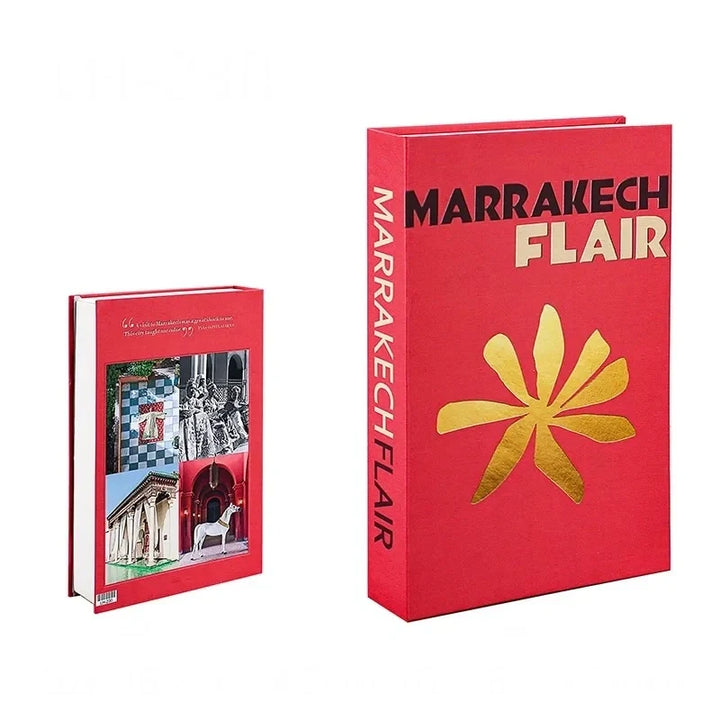 Decoratief boek met uniek bohemian design; creëert een warme en luxe sfeer.