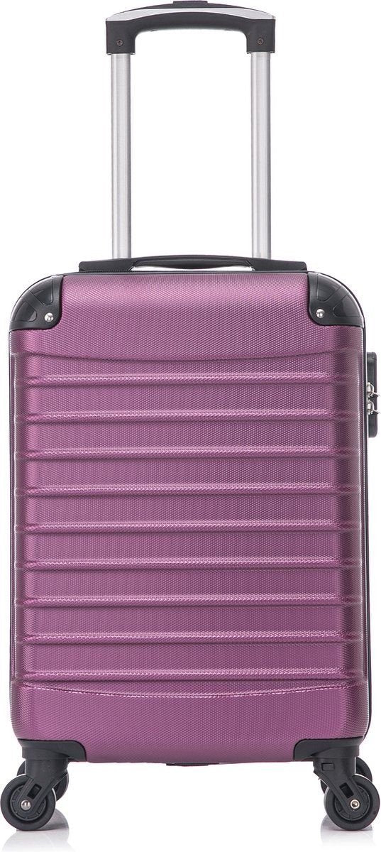 Stijlvolle bordeaux hardshell reiskoffers. Robuuste set voor al je vakanties en bagage.