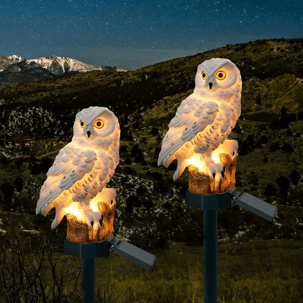 2x Solar Tuinlampen - Egel Design
