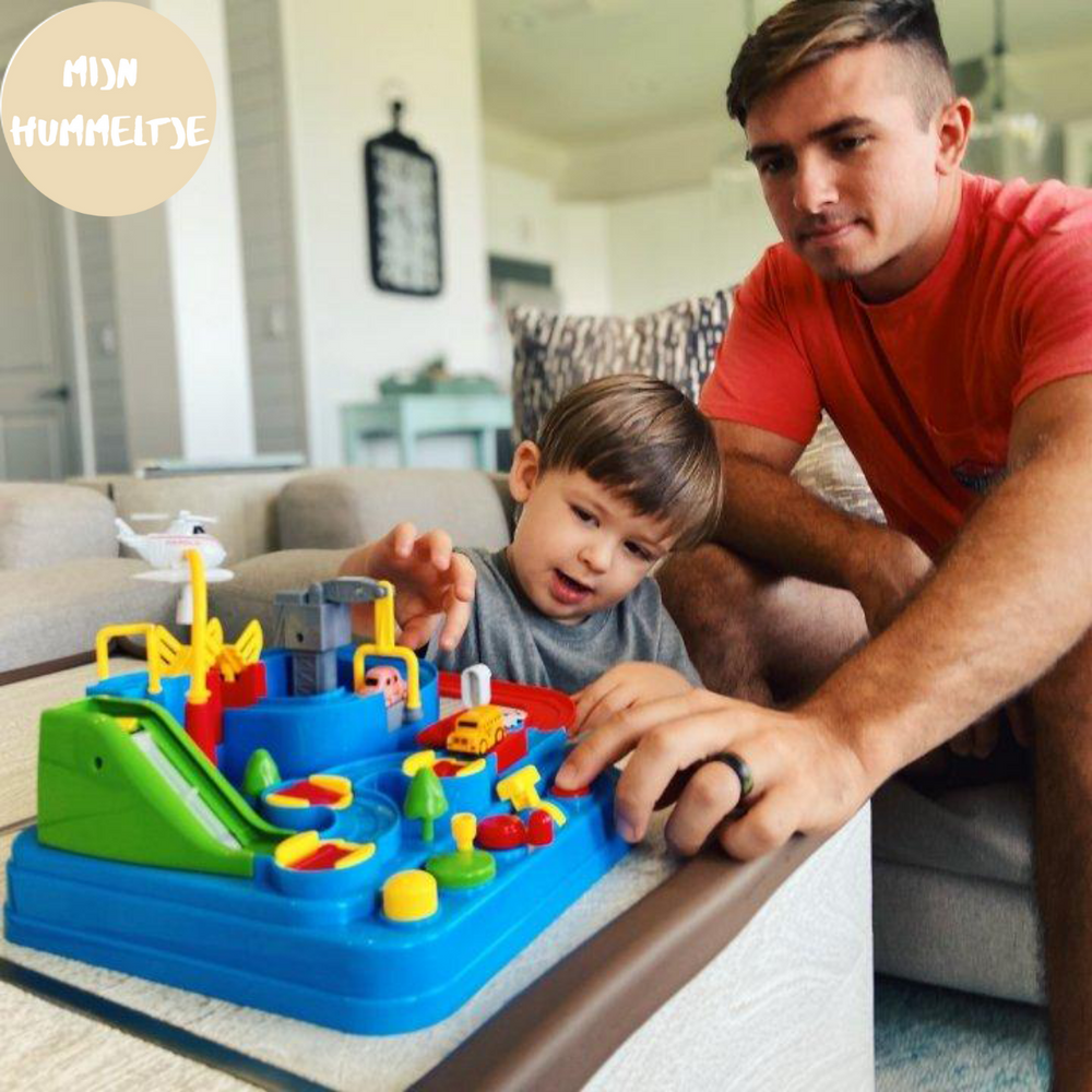 "Car Adventure™ speelgoed, kleurrijke auto’s, breintrainend spel, stimuleert kinderen, ontwikkeld voor zintuigen en intellige