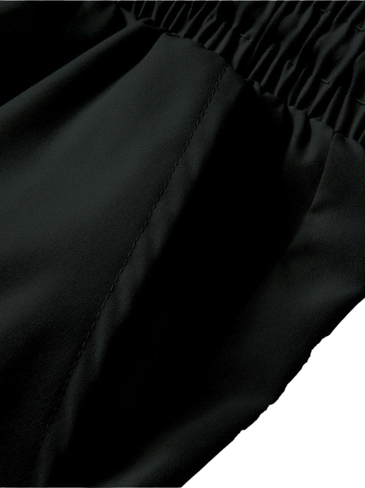 "Casual chique heren joggingbroek, donkergrijs, ademende stof, elastische tailleband met trekkoord, comfortabele pasvorm."