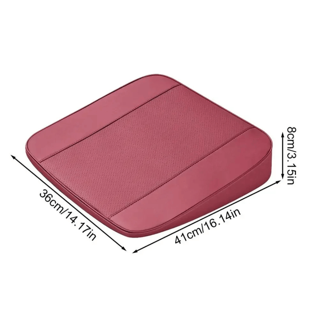 Ergonomisch zitverhoger kussen met memory foam voor auto, thuis & kantoor. Verhoogt comfort en zicht.