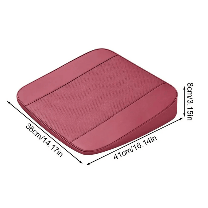 Comfortabele zitverhoger voor in de auto. Verhoogt zitcomfort en zicht met ademend memory foam.