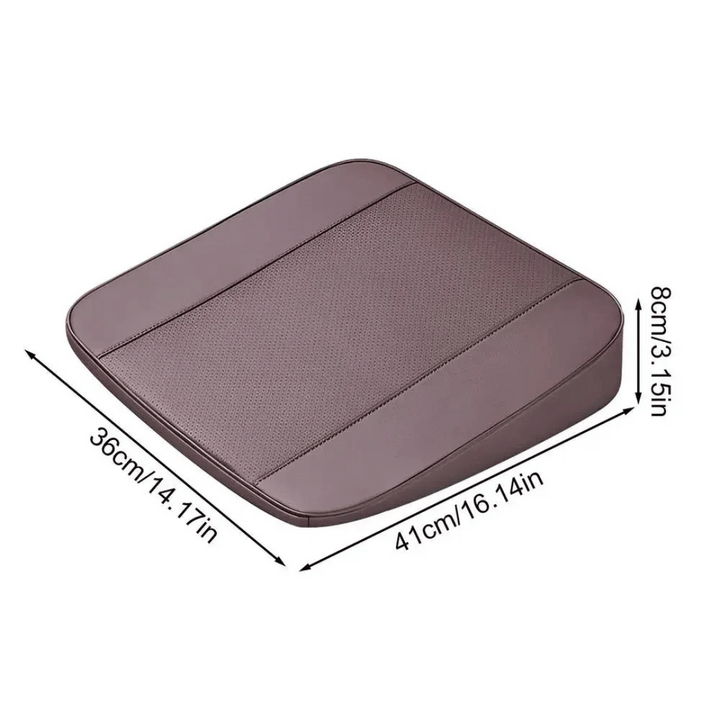 Autostoel kussen met memory foam voor optimaal zitcomfort en verhoogde zitpositie. Ideaal voor lange ritten.