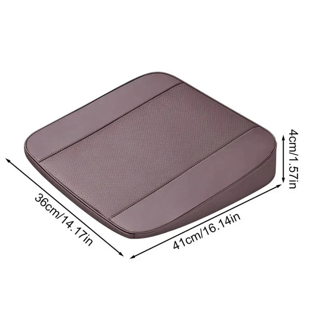 Comfort kussen voor langere autoritten. Memory foam zitverhoger verbetert zicht en zitcomfort aanzienlijk.