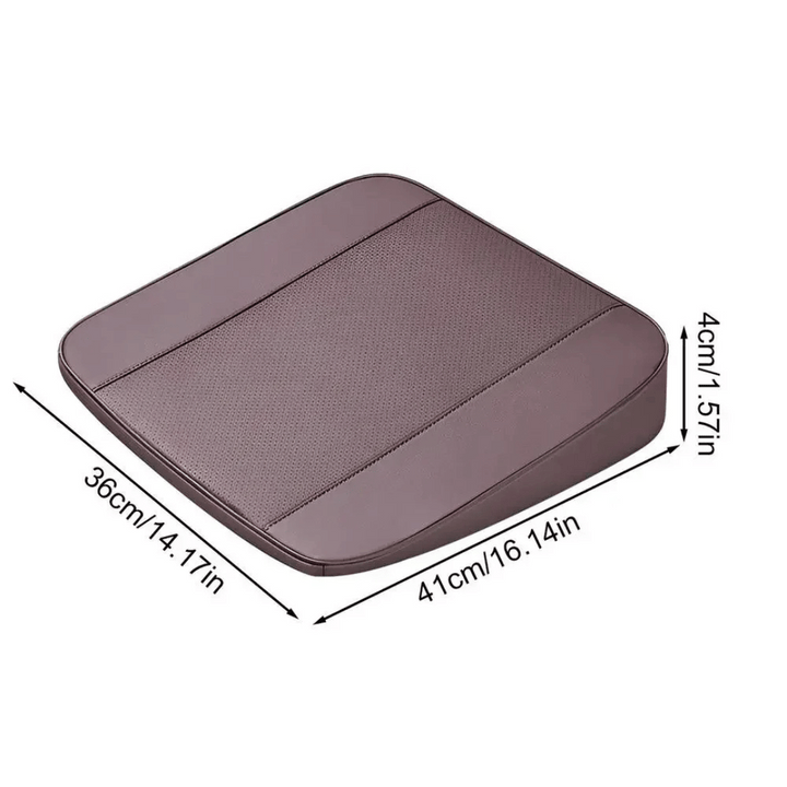 Comfort kussen voor langere autoritten. Memory foam zitverhoger verbetert zicht en zitcomfort aanzienlijk.
