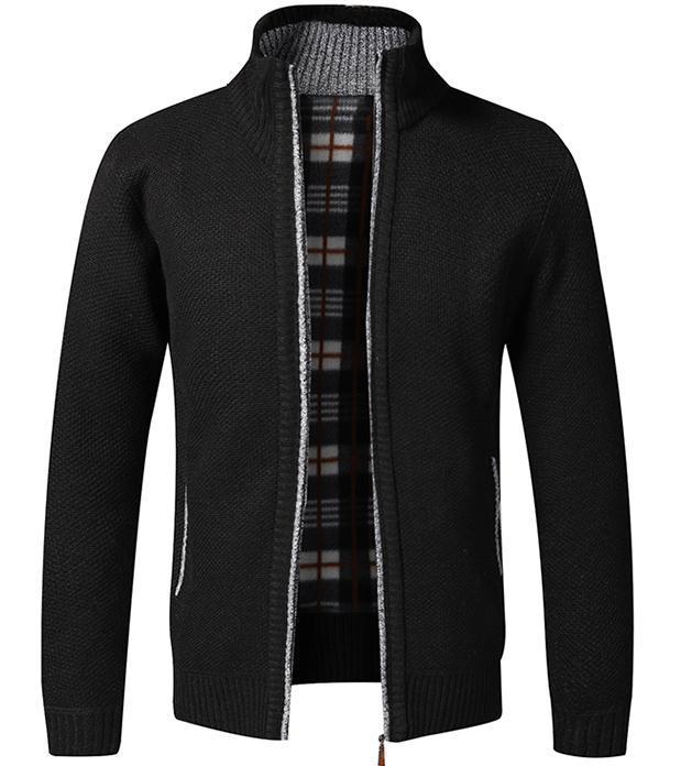 Multicolor heren vest met kraag, comfortabel en warm, ideaal voor een frisse, stijlvolle winterlook.