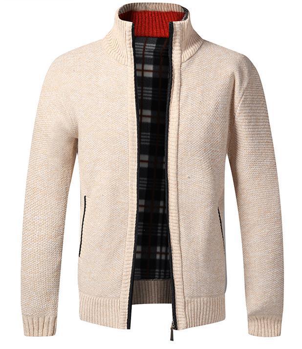 Sluiting van een comfortabel heren vest met kraag, hoogwaardige afwerking, warm en stijlvol voor heren.