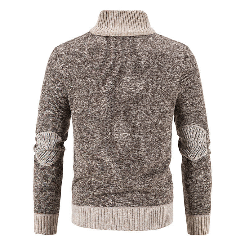 Heren vest met kraag, vooraanzicht, klassiek en stijlvol voor diverse gelegenheden, warm en comfortabel.