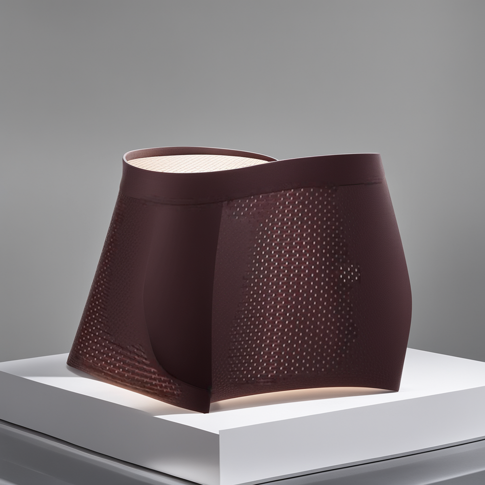 "Comfortabele, ademende bamboevezel boxershorts met zijdezachte textuur, zwart van kleur, ideaal voor dagelijks gebruik."