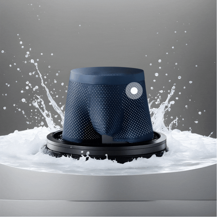 "Comfortabele, ademende bamboevezel boxershorts met zijdezachte textuur, zwart van kleur, ideaal voor dagelijks gebruik."