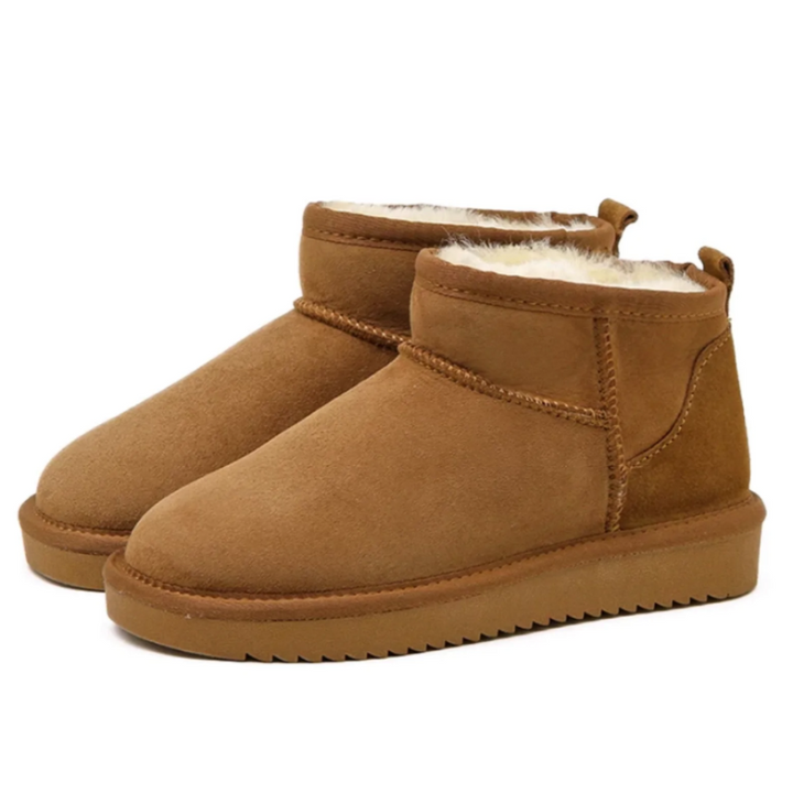 Comfortabele Boston Mini dames winterlaarzen. Warme enkellaarzen met slip-on design, perfect voor casual winterstijl.