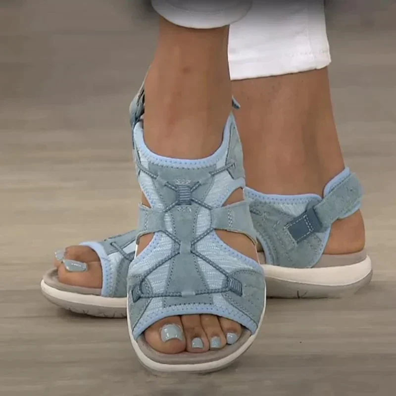 Comfortabele dames sandalen met ergonomische zool voor optimale voetondersteuning, ideaal voor wandelen.