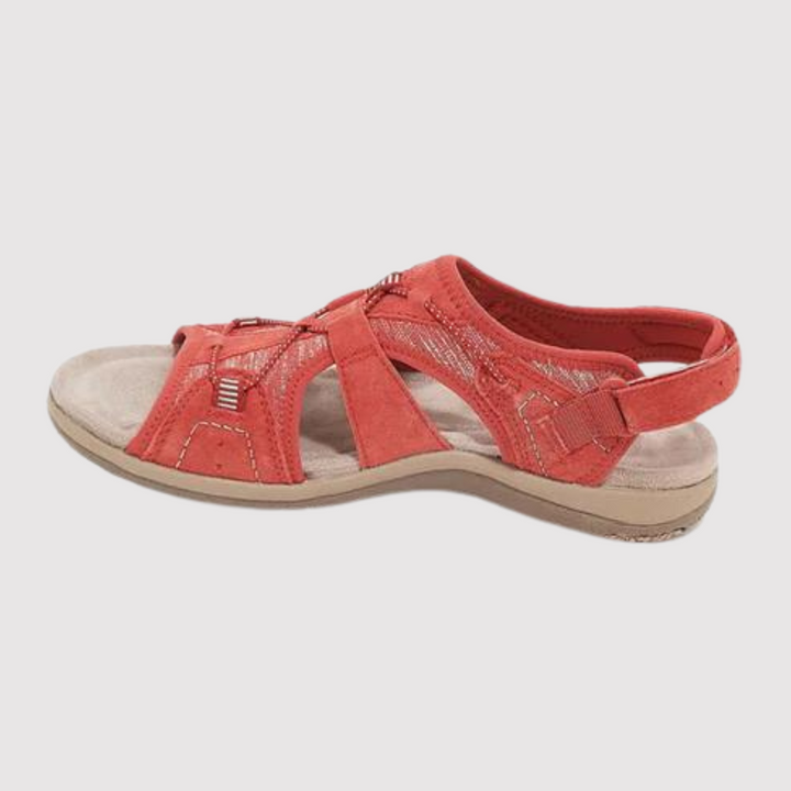 Dames sandalen met geavanceerde ondersteunende zool voor maximaal voetcomfort, ideaal voor lange dagen.