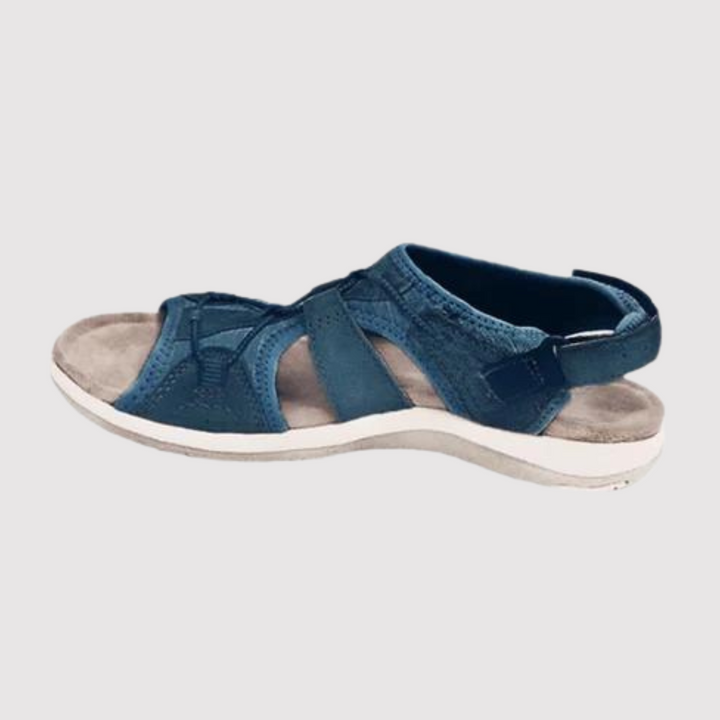 Ergonomische wandelsandalen voor dames, comfortabel en flexibel, met goede ondersteuning en antislip zool.
