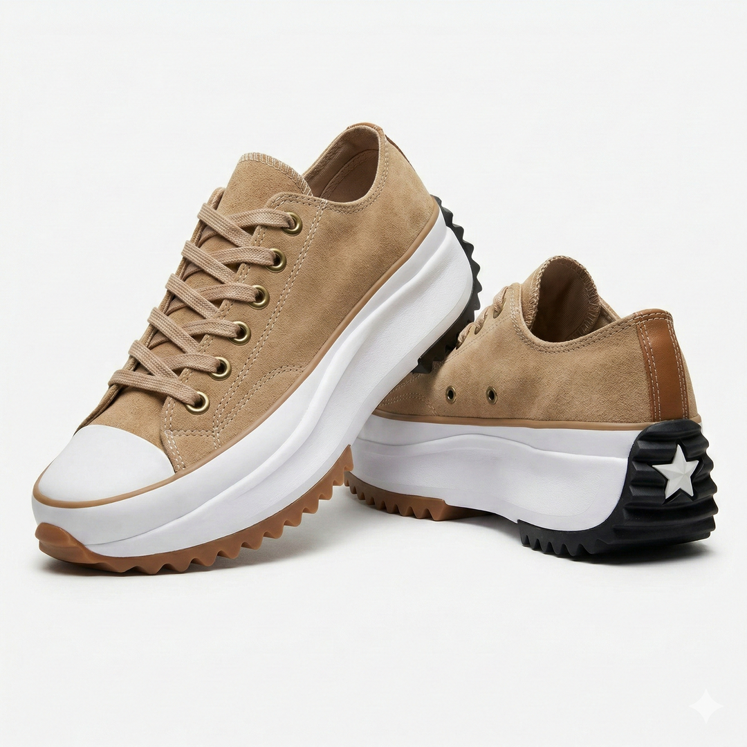 Comfortabele dames sneaker met orthopedische ondersteuning en voetboogondersteuning voor dagelijks comfort.
