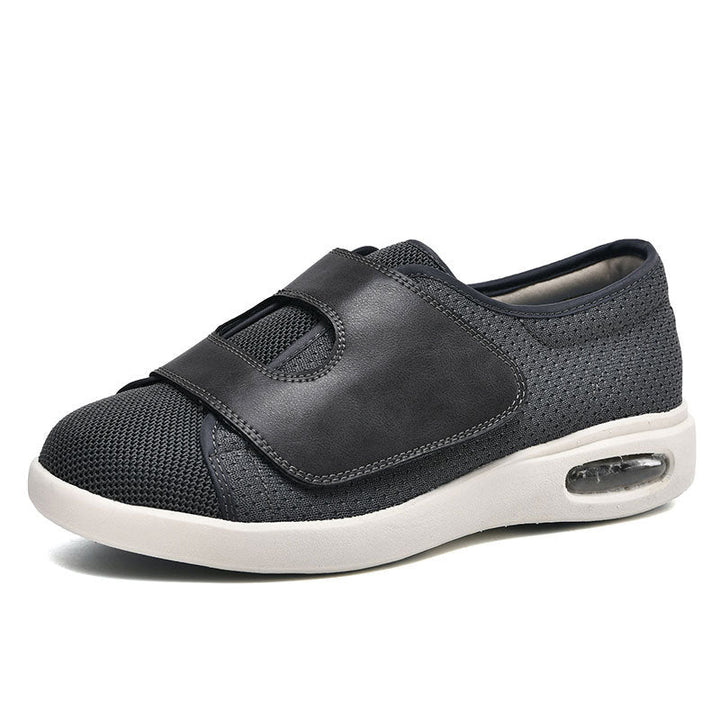 Lente/herfst diabetische dames wandelschoenen, extra comfort voor gezwollen voeten en brede pasvorm.
