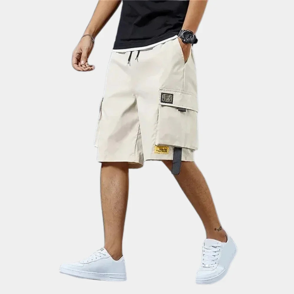 Trendy heren cargo shorts voor zomer, perfect voor casual mode, outdoor en strand; biedt comfort en functionaliteit.