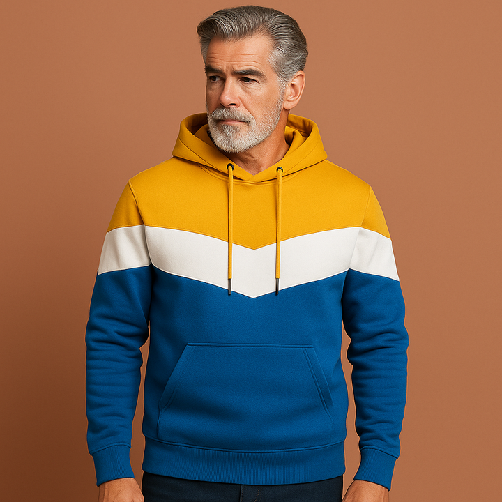 Comfortabele heren hoodie met capuchon, ideaal voor casual dagelijkse kleding of sportieve look.