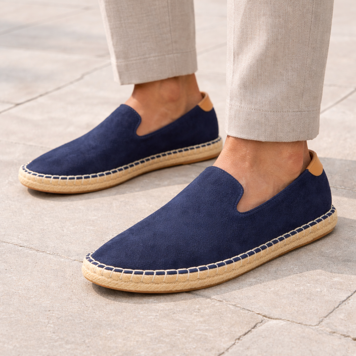 Comfortabele heren instappers, ideaal voor de zomer, stedentrip of vakantie. Lichtgewicht casual loafers.