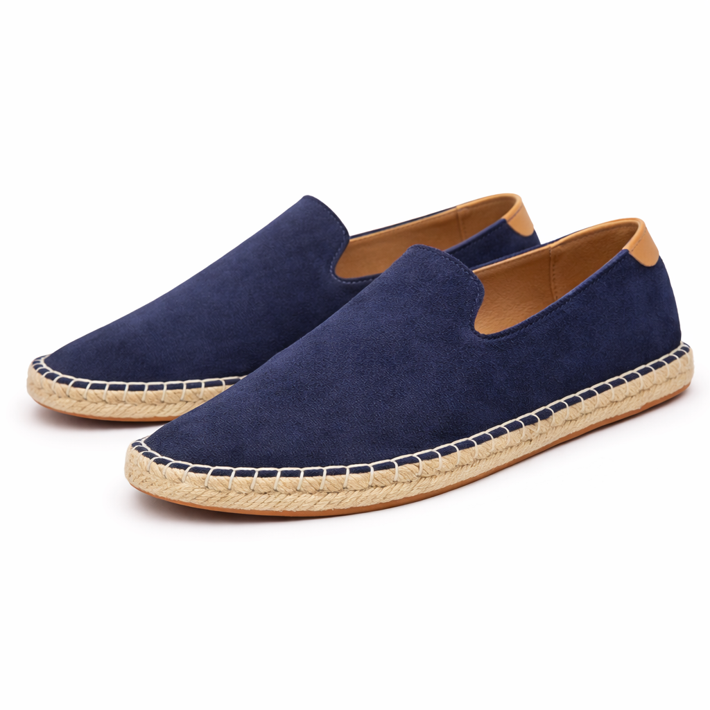 Casual heren loafers voor een zomerse look. Perfecte lichte zomerschoenen voor lente en vakantie.