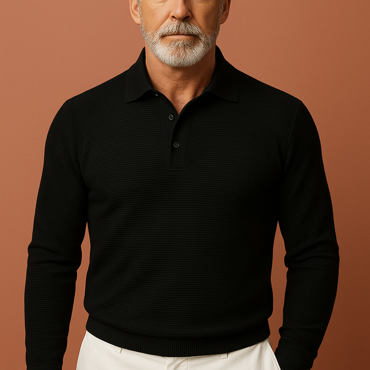 Tijdloze heren polotrui van hoge kwaliteit, perfecte bovenkleding voor een stijlvolle en comfortabele look.