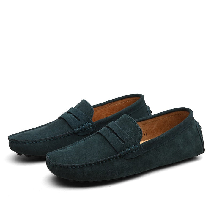 Ultiem comfortabele herenloafers; zachte instappers voor de hele dag draagplezier, stijlvolle casualschoenen.