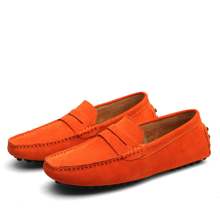 Elegante heren instappers, chique loafers; geven elke outfit een stijlvolle touch, perfect voor moderne herenmode.