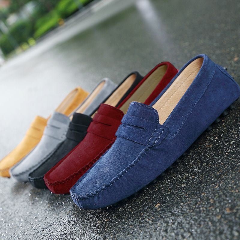 Chique heren instappers, hoogwaardig materiaal; perfecte, veelzijdige casualschoenen voor een stijlvolle herenmode.
