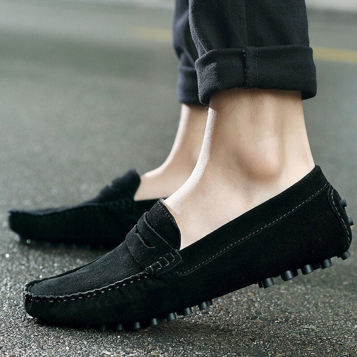 Lichte heren instappers, ideale zomerschoenen; casual en comfortabel voor vrijetijd, moderne herenmode.
