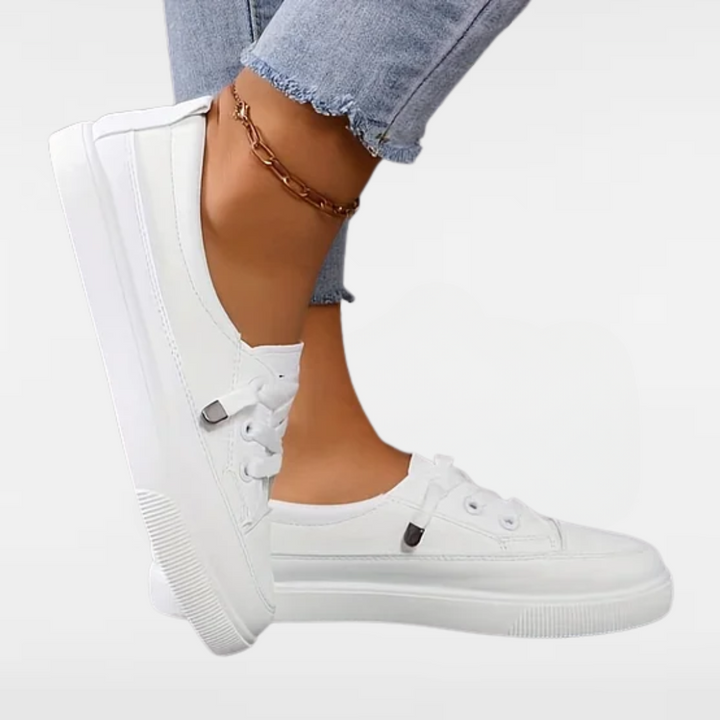Ergonomische dames wandelschoenen met voetboogondersteuning en schokabsorptie voor optimaal comfort.