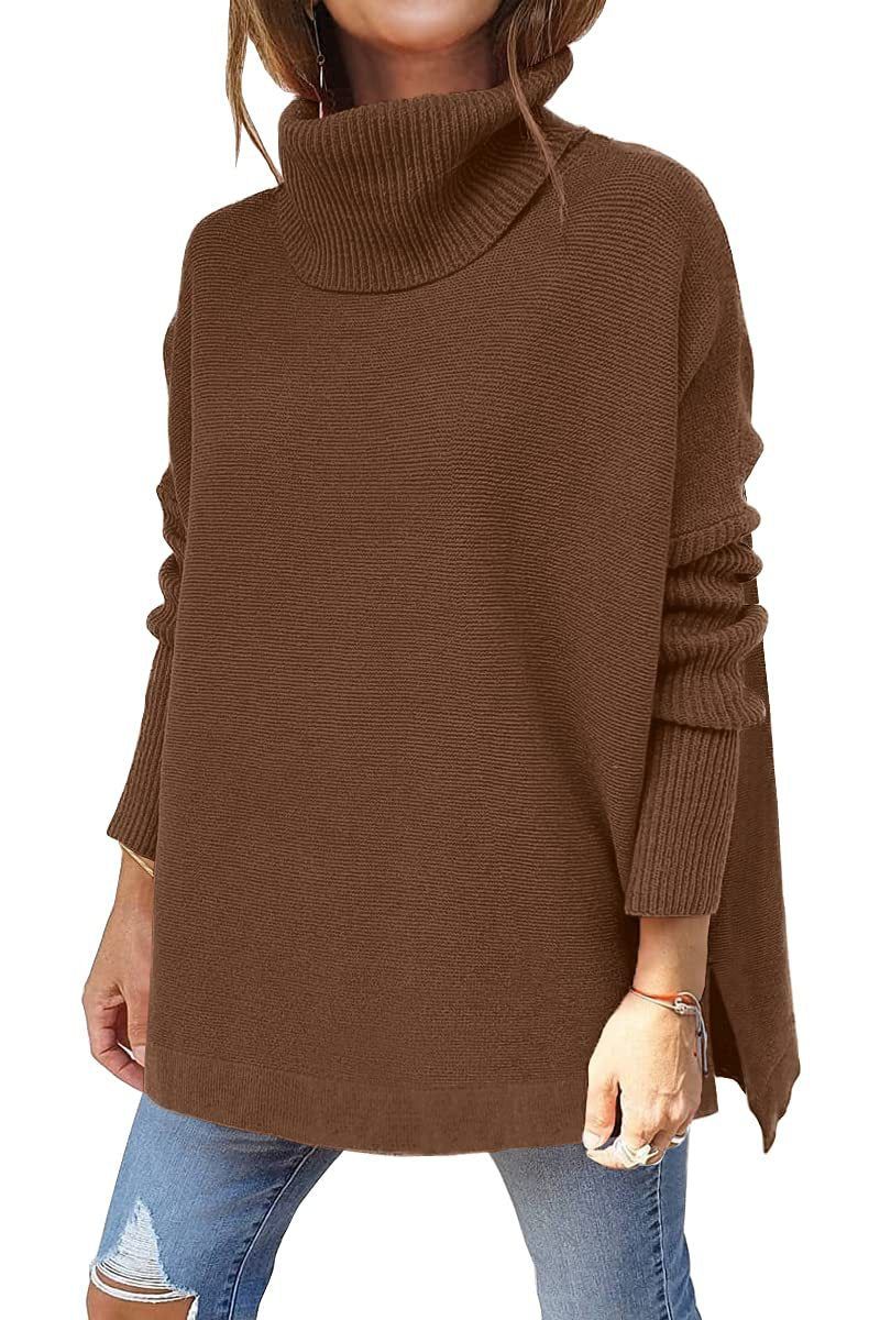 Dames coltrui, losvallend en comfortabel. Warme wintertrui perfect voor stijlvolle casual dameskleding.
