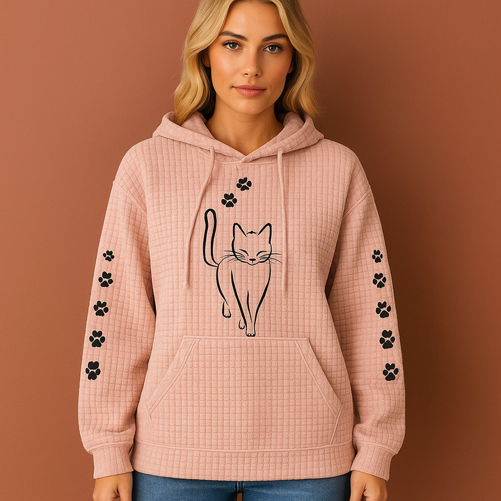 Warme dames hoodie voor dagelijks comfort. Een stijlvolle en zachte trui voor casual herfst- en winterlooks.