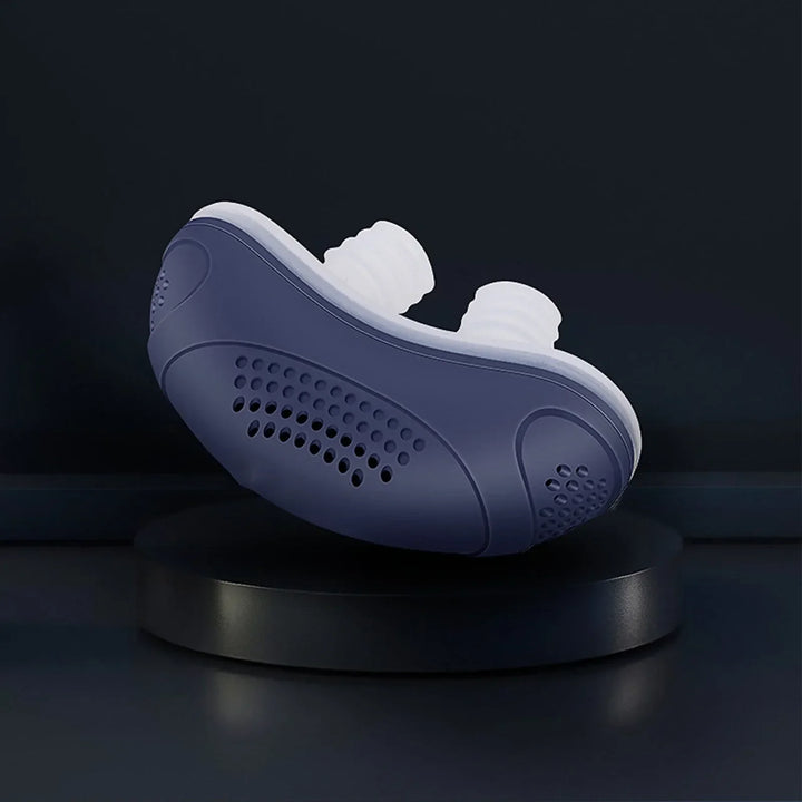 Micro-CPAP slaaphulp voor diepe ademhaling, vermindert snurken en verbetert slaapcomfort.