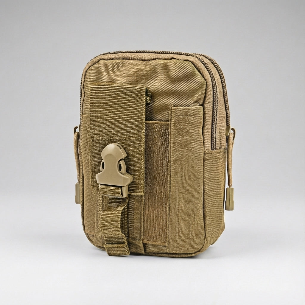 Duurzaam tactisch Molle etui, universele utility tas voor bevestiging aan rugzak of riem.
