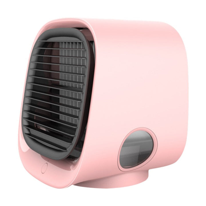 Efficiënte compacte 2-in-1 aircooler met luchtbevochtiger; ideaal voor comfortabel binnenklimaat in huis/kantoor.