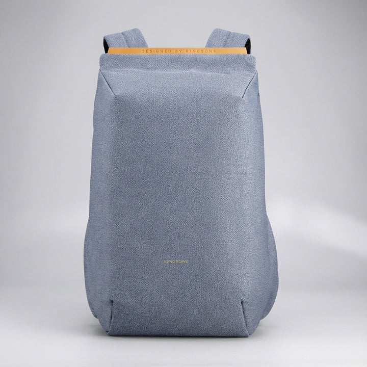 Stijlvolle FlexPorter heren laptoprugzak 15 inch, compact design met georganiseerde vakken voor laptop en spullen.