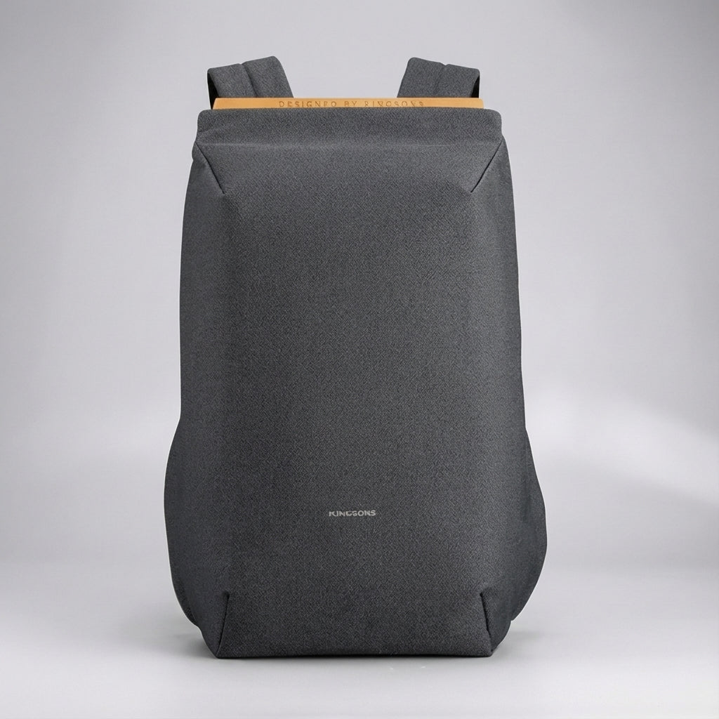 FlexPorter compacte laptoprugzak 15 inch heren, ergonomisch en perfect voor pendelen en zakelijk gebruik.