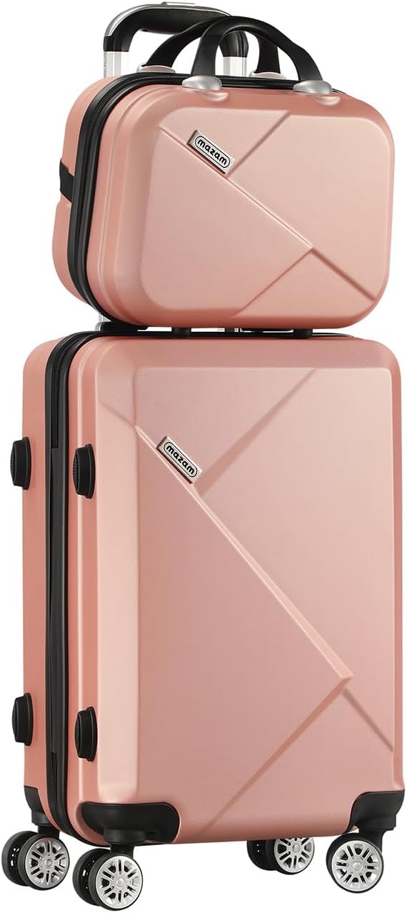 Stijlvolle JetTrek 2-delige handbagage koffer set voor compact en comfortabel reizen.