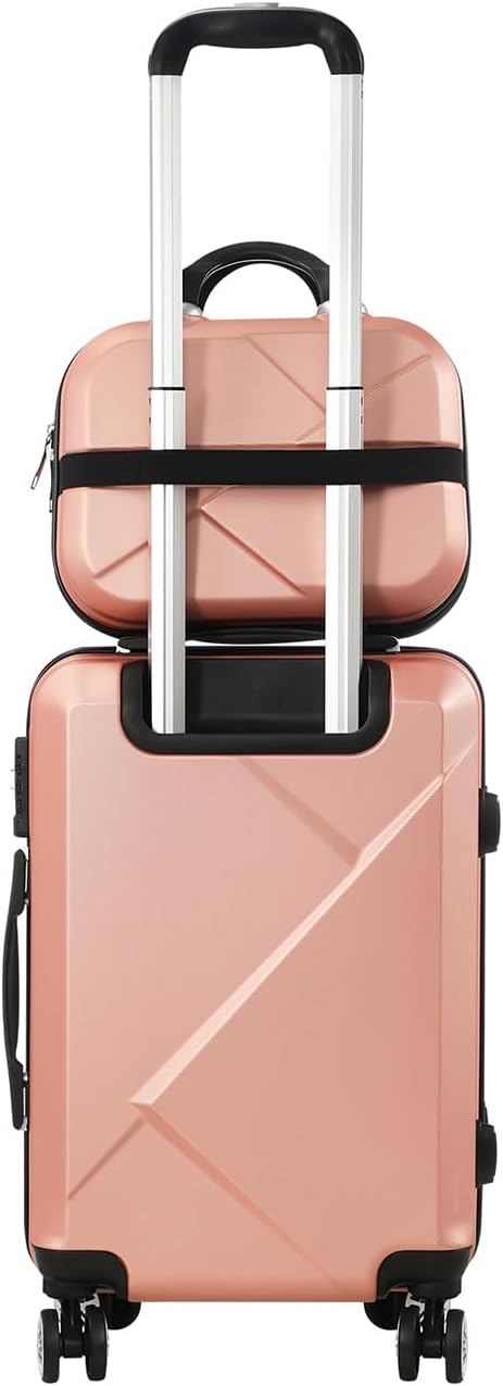Handbagage trolley met 360° draaiwielen voor moeiteloos manoeuvreren op elke reis.